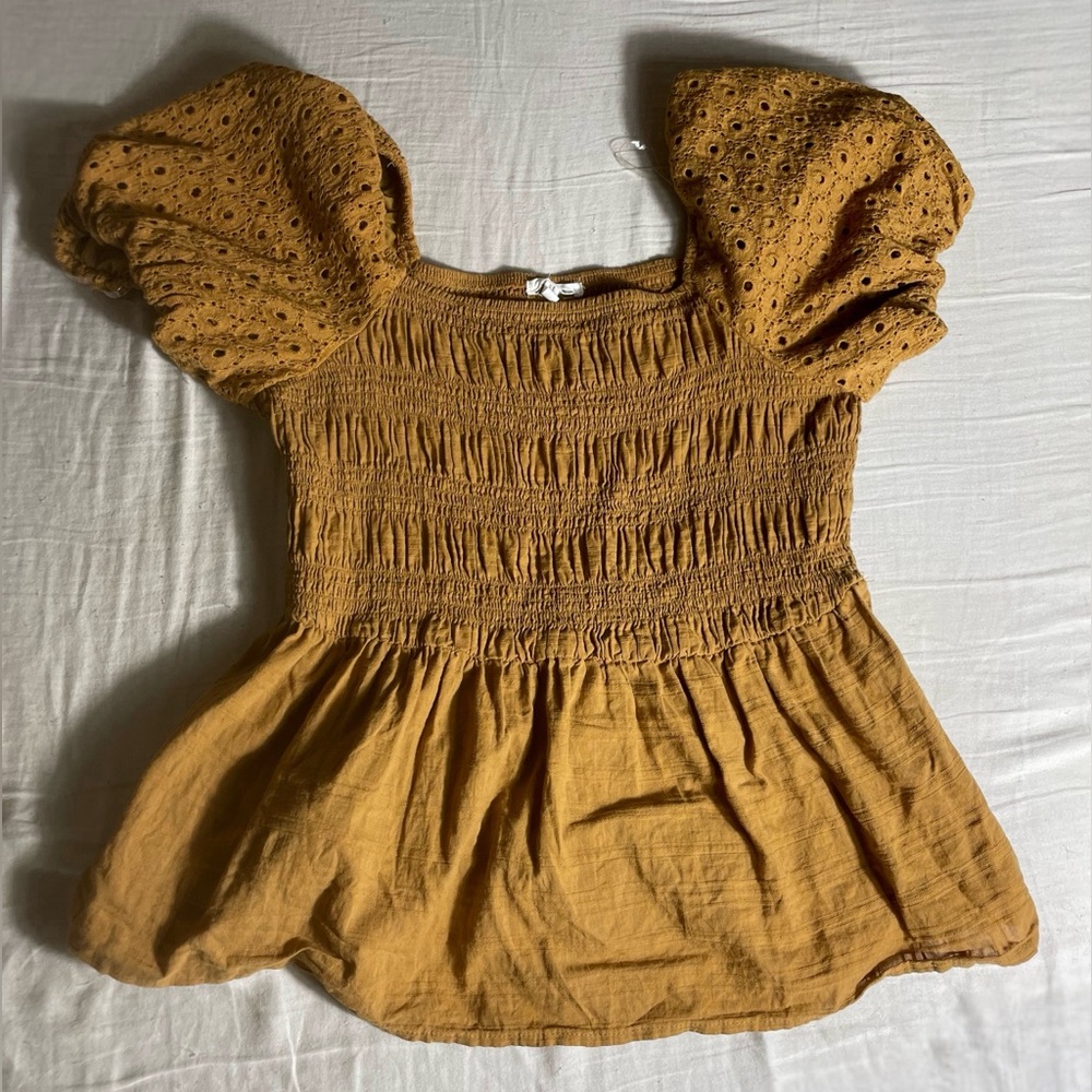 Orange maurices top